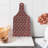 Ambesonne Cherry Blossom Tempered Glass Cutting Board Bale of Hay Ruby and Eggshell