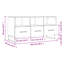 Melinson TV Cabinet 102x36x50 cm Engineered Wood-1397836134