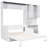 Multi-Functional Murphy Bed with Sofa, Desk, and Storage Cabinet – Space-Saving Foldable Design, Queen size