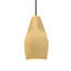 Radiance - luminaire suspendu 1 lumière Tall Crease - gris brillant - bronze foncé - DEL dédiée - cordon noir-1489041077-1489866522-1489041076