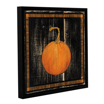 Polka Dot Pumpkin I Print on Canvas