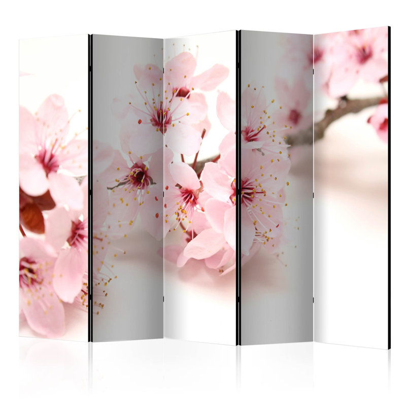 225cm W x 172cm H 5 - Panel Acoustic Room Divider Folding Room Divider