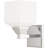 4.75in 1-Light Wall Sconce, White Glass Shade - Stylish and Elegant Fixture-723972106