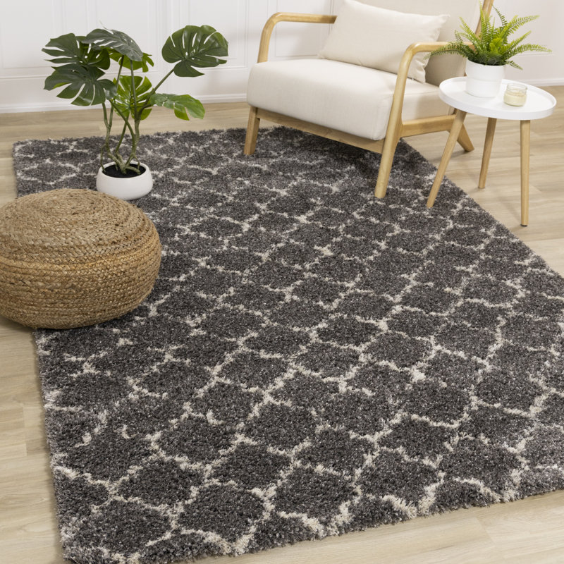 Tapis d'intérieur élégant de 5 pi x 8 pi (5 pi 3 po x 7 pi 7 po) Branch Branch, Rectangle 5 pi 3 po x 7 pi 7 po