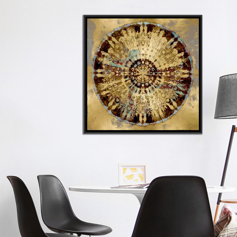 « balanced i », impression sur toile, H 18 po x l 18 po x P 1,5 po, Toile avec cadre noir, Pas de tapis