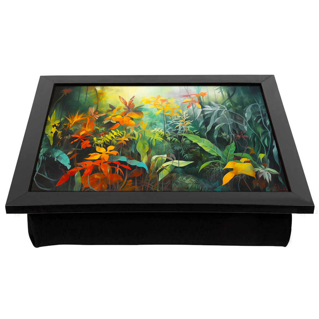 Jungle Contemporary  Lap Tray with Cushion