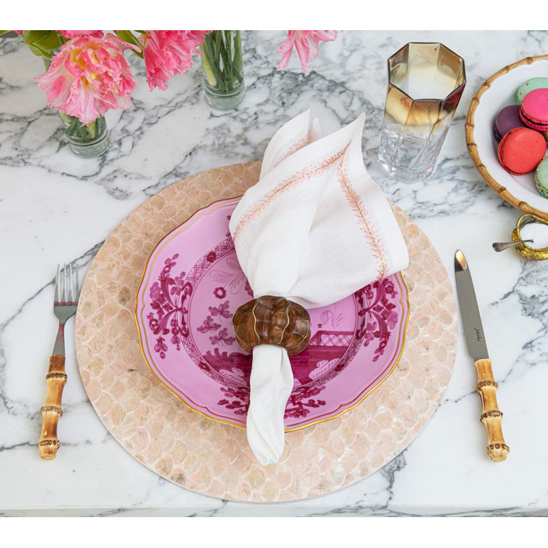 Camellia Placemat, Blush