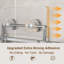 2-Pack Silver SUS304 Stainless Steel Shower Caddies