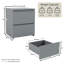 Cunha 29.5cm W Particle Board / Chipboard Bedside Table-1596967422