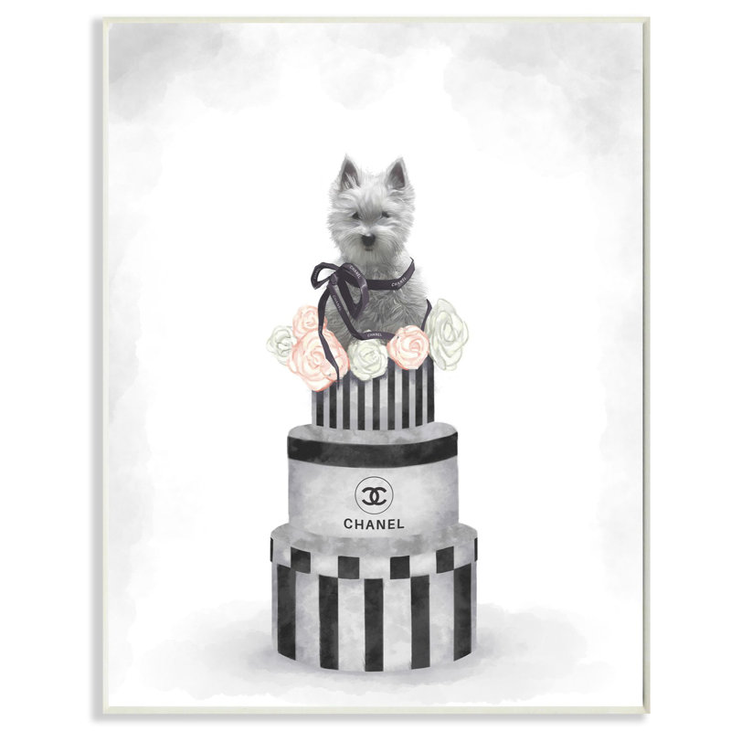 « mode chien », peinture gris rose neutre, Plaque murale, H 19 po x l 13 po x P 0,5 po