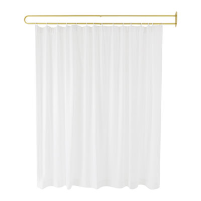 Hanging Room Divider With Privacy Curtain by Ebern Designs