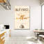 «Coffee Cup First» sur toile-1260581522