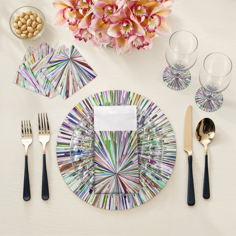 Fireworks Placemat, White