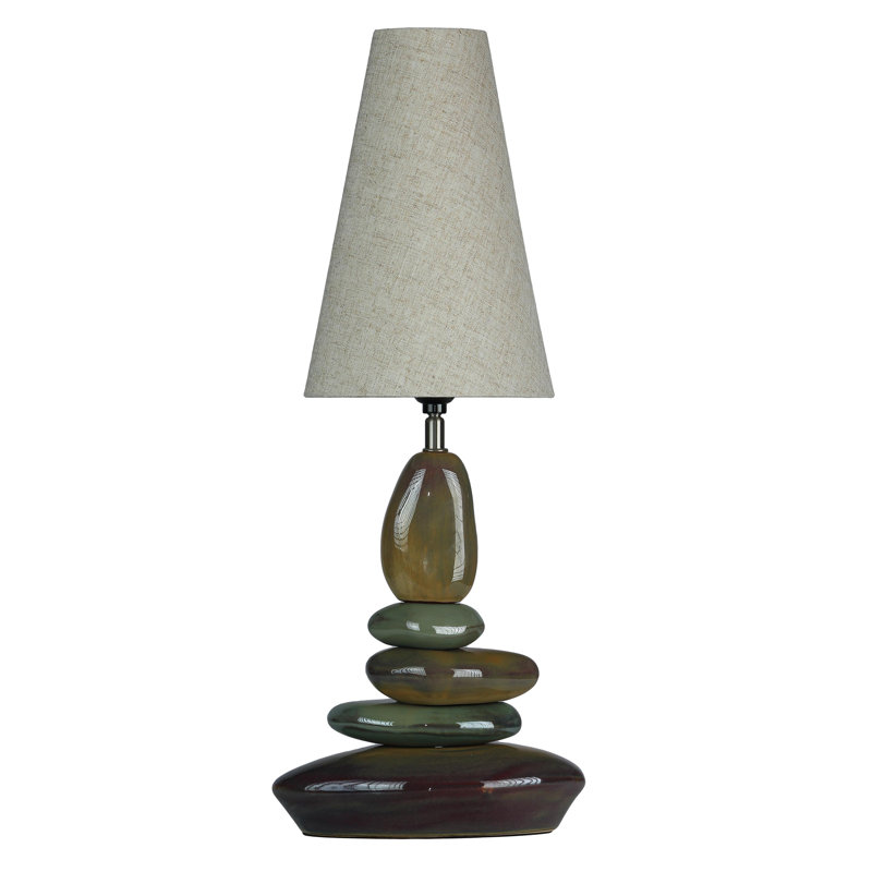 LumiRock Ceramic Table Lamp