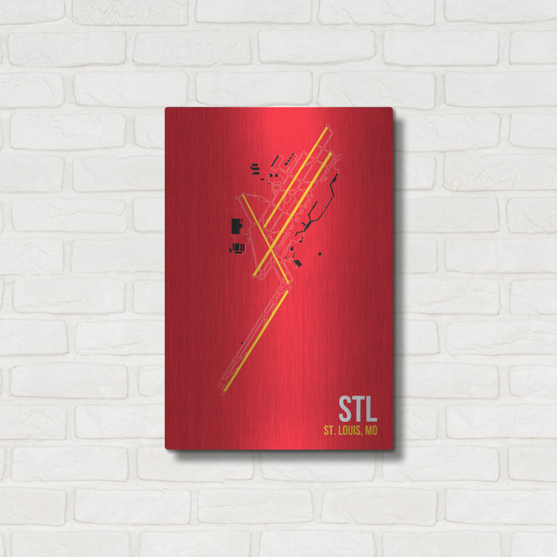 "STL" par O8 à gauche, H 24 po x l 16 po