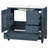 Bathroom Vanity with Sink, 3 Drawers and Door Shelves-1457816728
