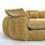 Canapé-lit double confortable avec accoudoirs, fauteuil rond décoratif surdimensionné à haut dossier pour le salon et la chambre à coucher-115662725