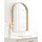 Skyeler Modern Wood Arched Accent Mirror-907806872-838010071