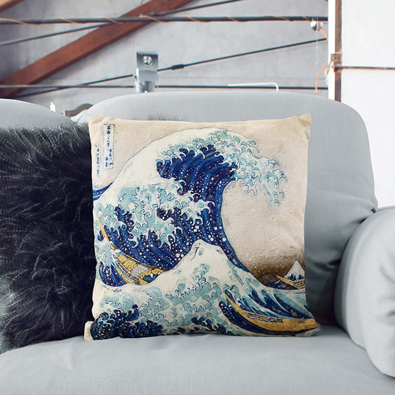 Square Cushion, White, 55 x 55 cm