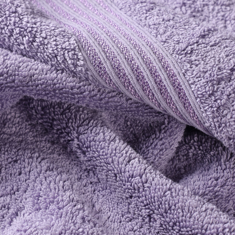 Oleg Heritage Egyptian Cotton Soft Absorbent Luxury Washcloth Towel, Mauve royal