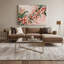 Art mural sur toile hawaïen, corail et roses-1847098405