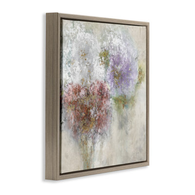 Cadre flottant Dappled Visuals Flowers, design par Leah Rei
