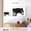 Portrait de cheval Brampt noir et blanc III-107849121
