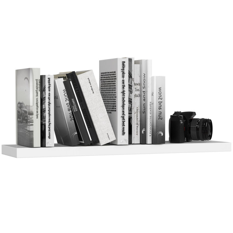 Rosemin Floating Shelf, 3.2cm H x 80cm W x 20cm D
