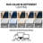 Mehul Woven Geometric Navy/Gray/White Area Rug – Modern, Durable Polypropylene, Medium Pile for Living Room, Bedroom, and Office-212605029-158672751