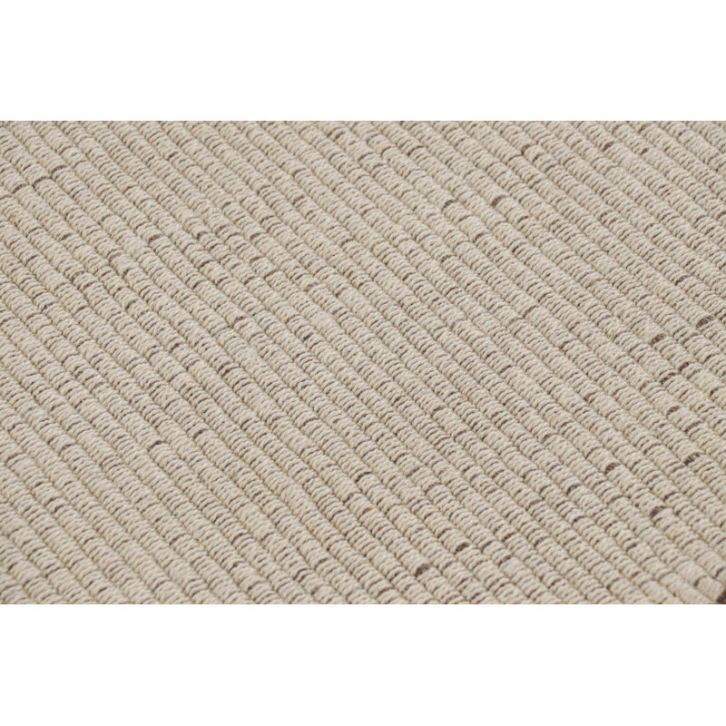 Rug & Kilim’S Extra-Long Kilim Runner Rug In Beige-Brown Textural Stripes