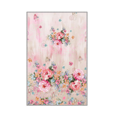Soft Hall Carpet 2.6 x 4.9 Feet | 100% Polyester, 0.04 in Pile Height | Antibacterial, Non-Slip Underside | Woven with 3D Digital Printing | Machine Washable | Durable & Stylish for Entryways & Living Rooms