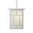2 - Light Glass Lantern Square / Rectangle Chandelier