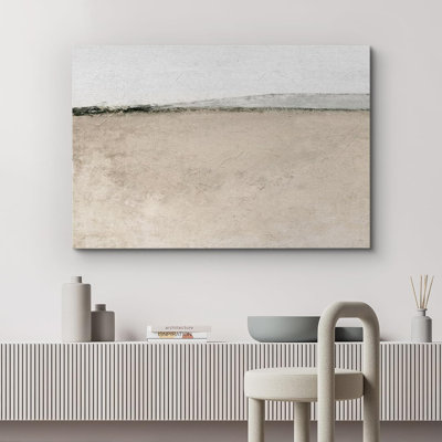 Aquarelle, paysage abstrait sur toile