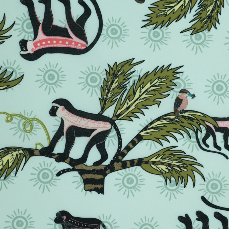 Monkey Palm Outdoor Fabric, Oasis
