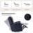 Felisa 34''W Traditional Manual Genuine Leather Recliner（Set of 2）-1292035032