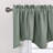 Blackout Curtain Valance For Kitchen Windows, Home Decorative Rod Pocket Short Curtain Drape For Bathroom/Living Room/Bedroom, 52" W X 18" L,-112490770