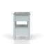 Table de chevet ouverte avec 2 tiroirs-177896660