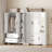4-door Wooden Armoire With Mirror