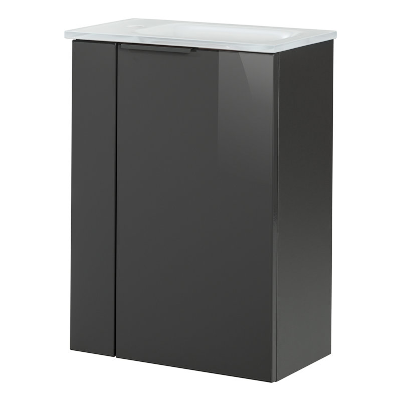 Bathroom Furniture Suite, Anthracite/White