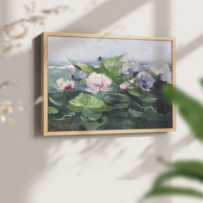 Vintage Floral-XCV -Framed Print - Restickable