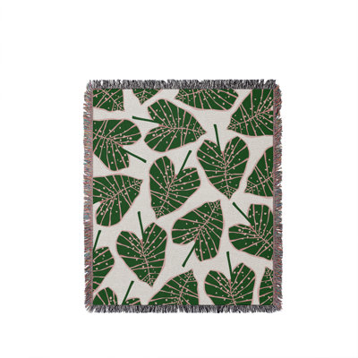 Jeté en coton Caladium