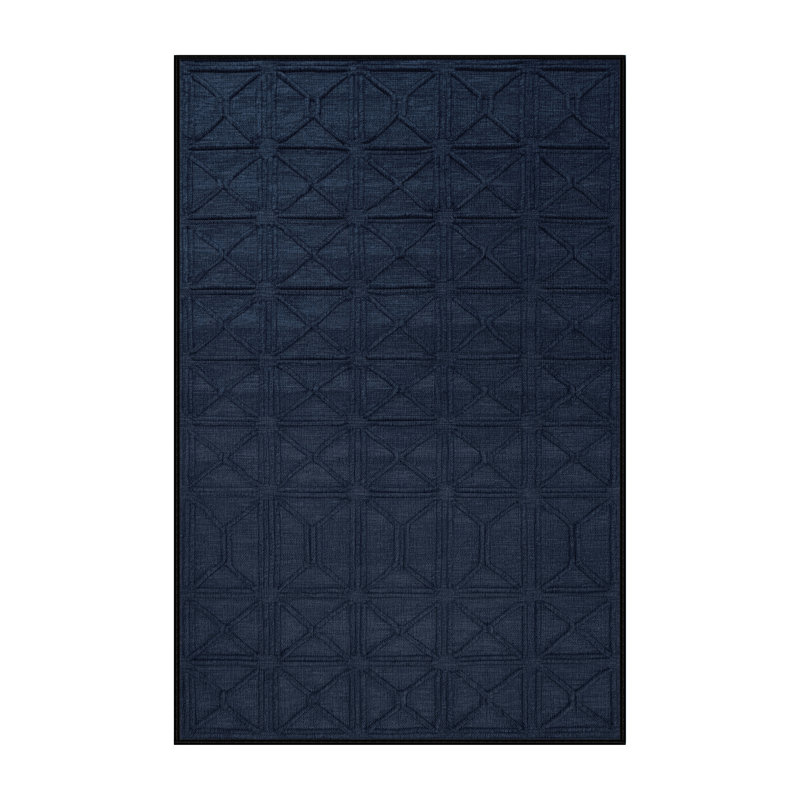 Tapis gris en treillis lavable à la machine, Rectangulaire 2 pi x 3 pi