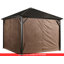 Rideaux Sojag Brown pour pavillon de jardin Dakota, polyester-22320972
