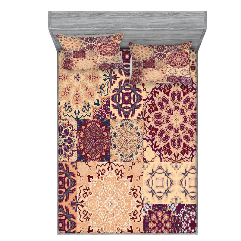 Microfiber Sheet Set, Full Sheet Set with Fitted Sheet
