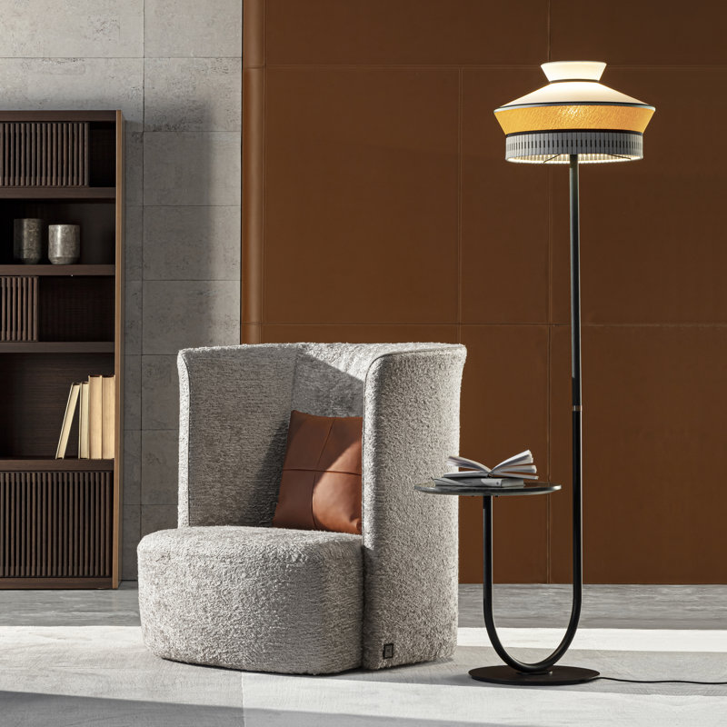 Calypso 66.9" Novelty Floor Lamp, Martinique Yellow