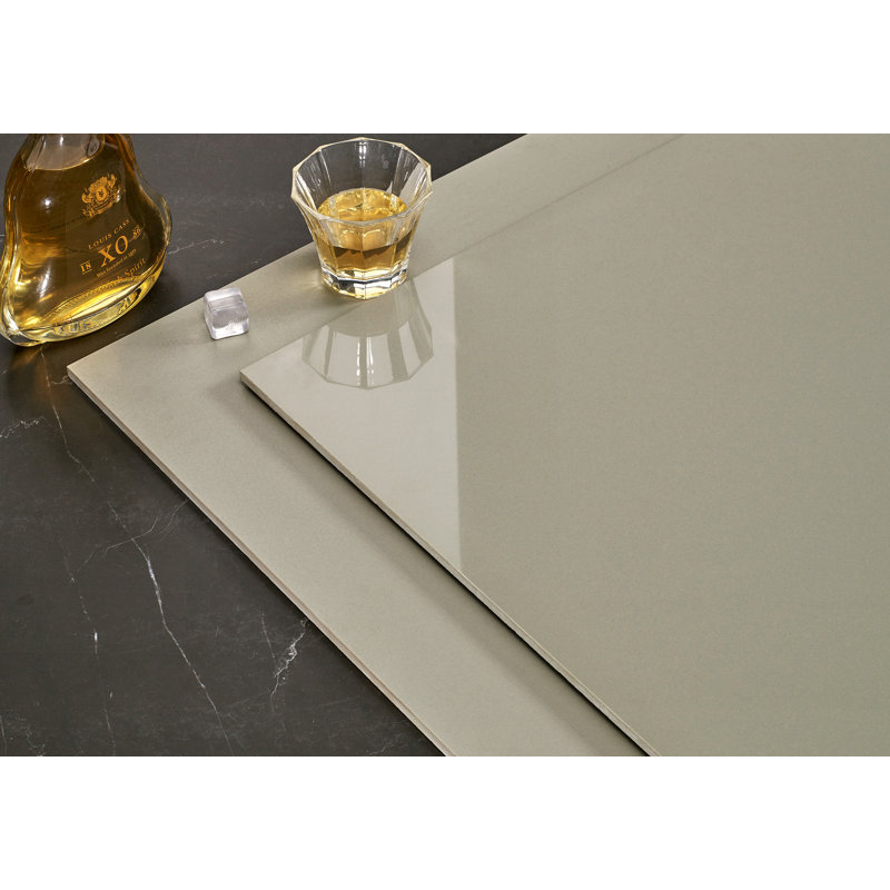 Element 12" x 24" Porcelain Concrete Look Wall & Floor Tile, Wind Gray