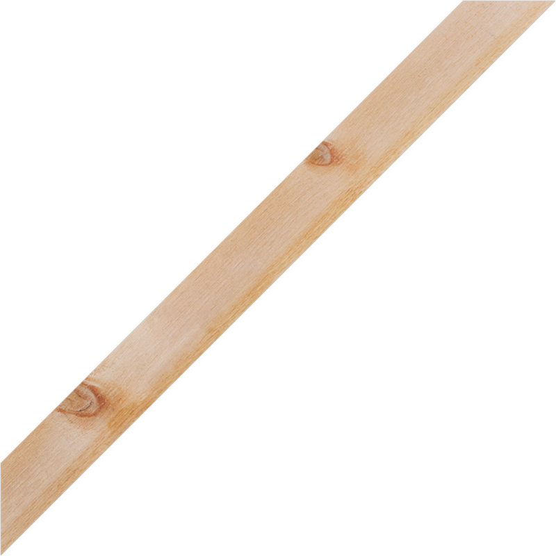 Attelle de genou traditionnelle, Cèdre rouge de l'Ouest (scié brut), H 34 po x l 4 po x P 34 po