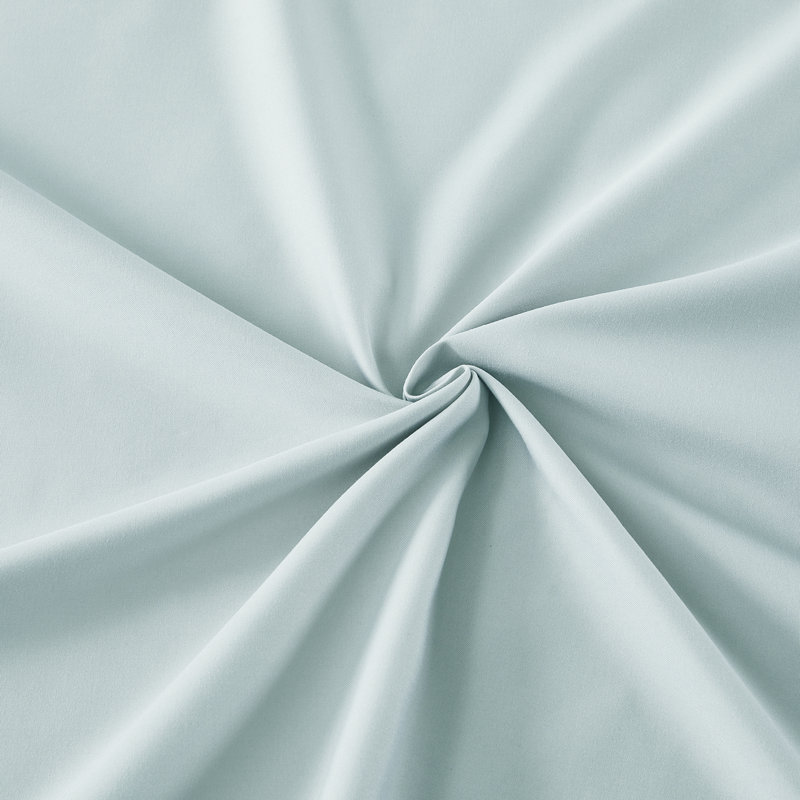 Ultra Soft Microfiber Deep Pocket Single Fitted Sheet, Light Blue, Twin Fitted Sheet