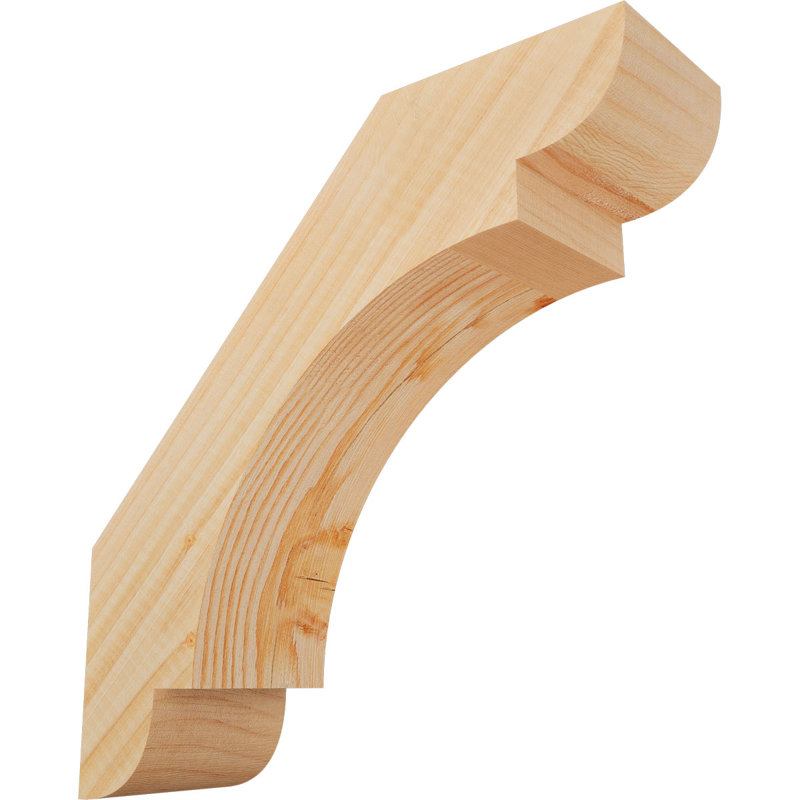 Attelle de genou olympique, Sapin de Douglas, H 12 po x l 3,5 po x P 12 po, Attelle lisse