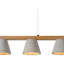 London 5 Light Concrete Dimmable Pendant